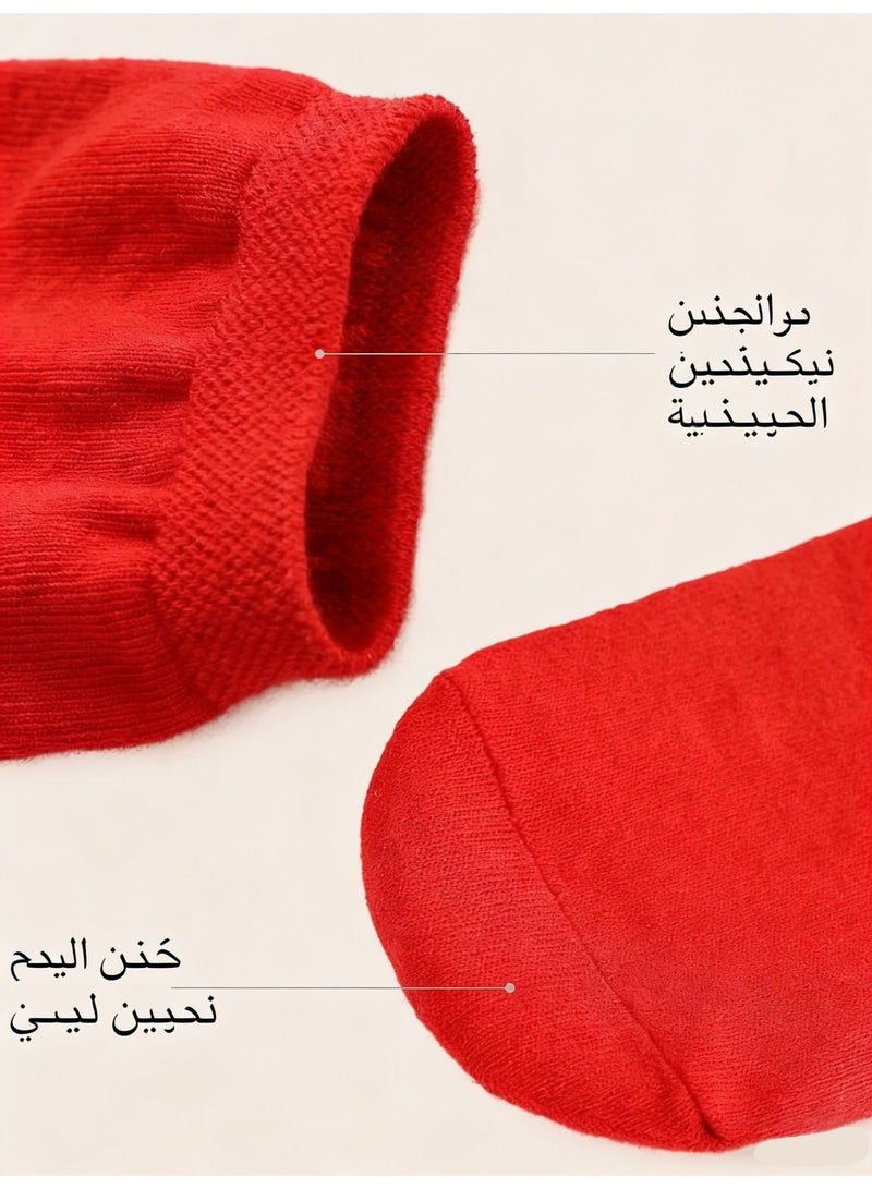 ذاتية الجوارب الساخنة 4 زوج من الجوارب الدافئة في فصل الشتاء الحفاظ على الحرارة ضد البرد والجوارب ضد التجمد - Image 4